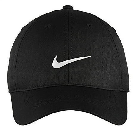 Nike Golf Dri Fit Swoosh Front Cap Black White