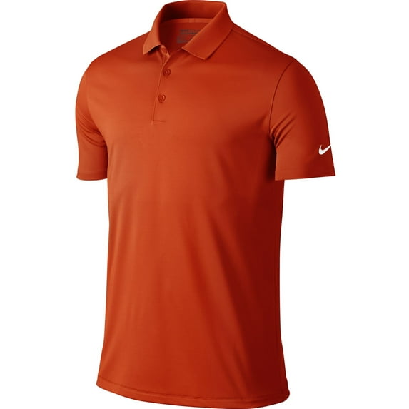 NEW Nike Victory Solid Polo Team Orange/White XL Shirt