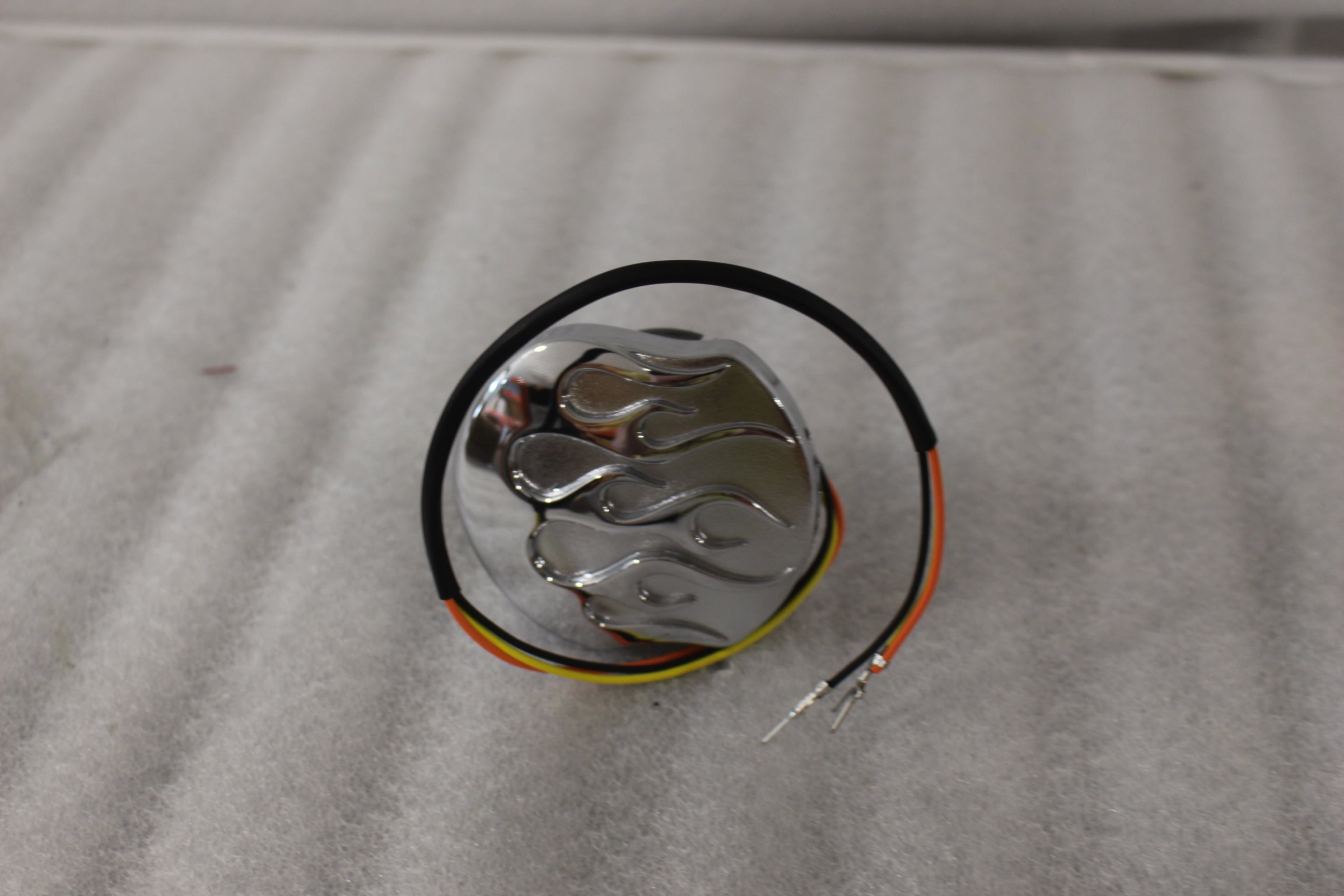 NEW OEM HARLEY LED FUEL GAUGE, FLAMES 7531108A FXD DYNA SOFTAIL