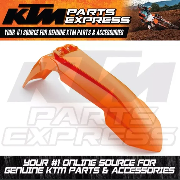 NEW OEM KTM ELECTRONIC ORANGE FRONT FENDER 125 150 250 350 450 79008010000EB