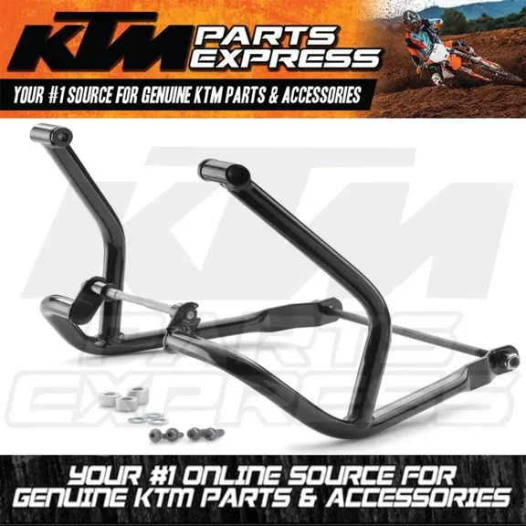NEW OEM KTM STEEL BLACK ENGINE GUARD KIT 390 DUKE 2014-2023 90212968244C1