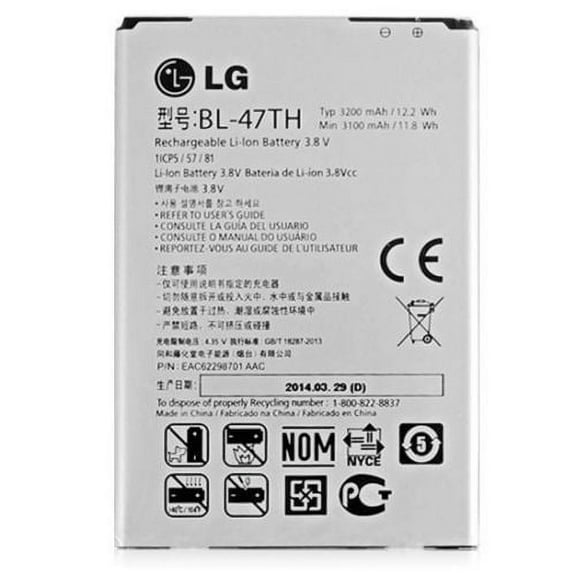 NEW OEM LG BL-47TH Optimus G Pro 2 F350 F350K F350S F350L D837 D838 3200mah