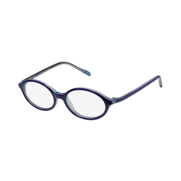 NEW OUKAI 904 MENS/WOMENS DESIGNER FULL-RIM VIOLET / BLUE AFFORDABLE CLASSIC SHAPE STYLISH FRAME DEMO LENSES 43-16-130 EYEGLASSES/EYE GLASSES
