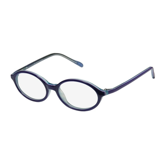 NEW OUKAI 904 MENS/WOMENS DESIGNER FULL-RIM VIOLET / BLUE AFFORDABLE CLASSIC SHAPE STYLISH FRAME DEMO LENSES 43-16-130 EYEGLASSES/EYE GLASSES
