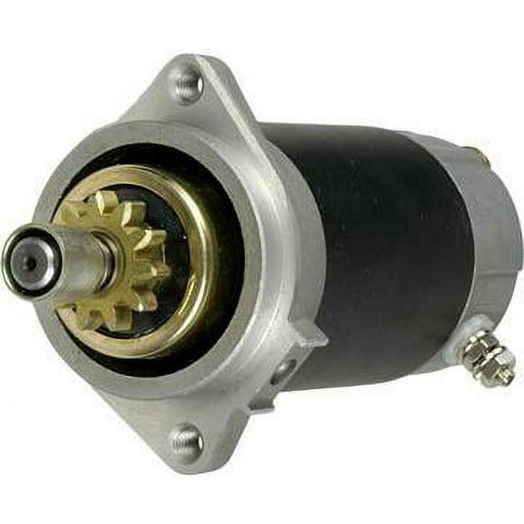 Marine Starter Motor 12V 11T Compatible with Yamaha Outboard 25HP 30HP 40HP 689-81800-12 689-81800-13 25EL 25ES 30EL 30ES C25 C30 C40 2-Stroke 1984-1997 Hitachi PMDD CCW 0.6kW Starter