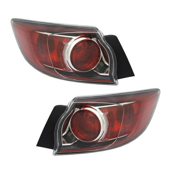 NEW OUTER TAIL LIGHT PAIR IS COMPATIBLE WITH MAZDA 3 HATCHBACK 2010 MA2800147 BBN7-51-160D BBN751150D MA2801147 BBN751160D BBN7-51-150D