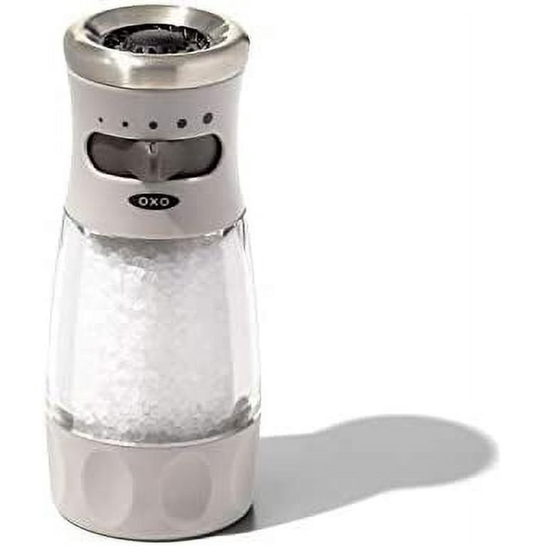 OXO Good Grips Salt and Pepper Grinder Set - Silver/Black, 2 pk