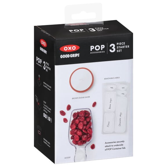 NEW OXO Good Grips POP Container Accessories 3 Piece Starter Set