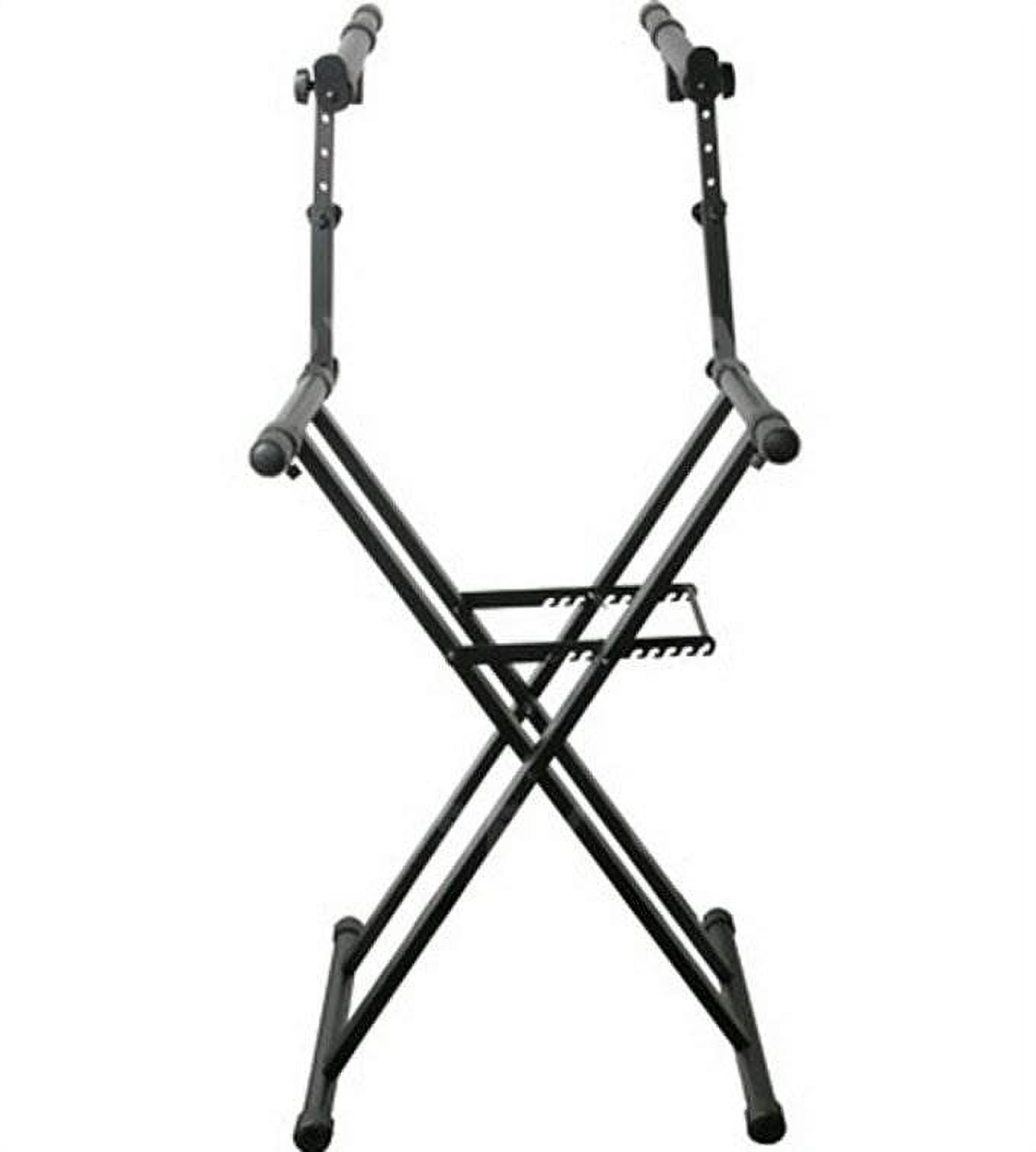NEW! Odyssey Cases LTBXS2 DJ Coffin/Keyboard/Laptop Folding Dual Tier X-Stand