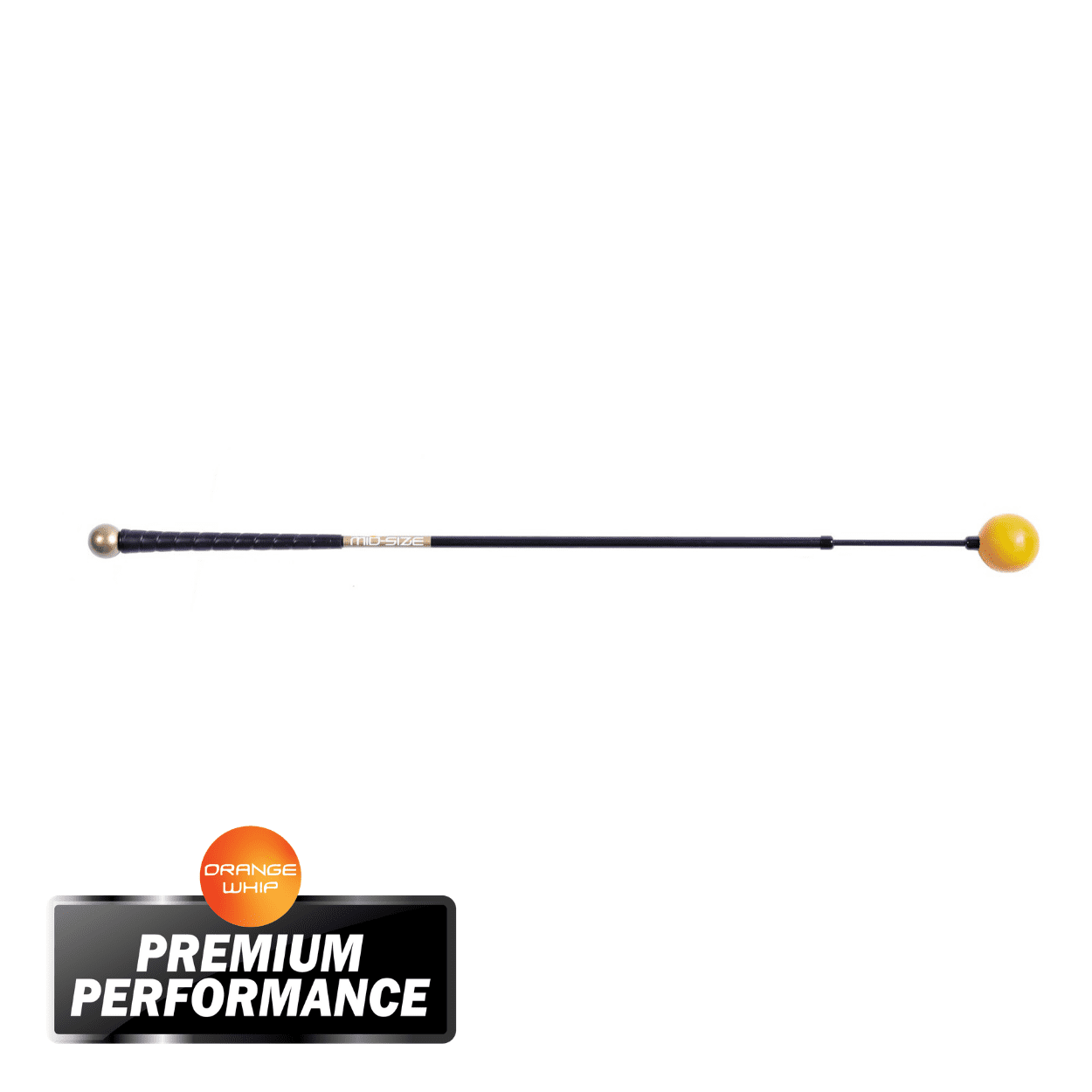 Orange Whip Compact Golf Swing Trainer, 35.5