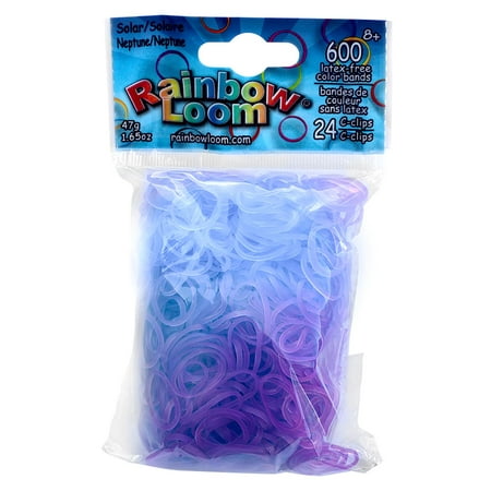 Rainbow Loom Solar UV Color Changing Neptune Rubber Bands Refill Pack (600 Count)