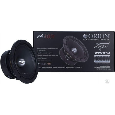 NEW Orion XTX854 XTR XTX Pro Audio 8" 400W RMS Midrange Speakers 1600W Max 4 Ohm (Pair)