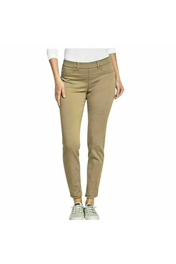 NEW!!! Orvis Women's Stone Stretch Twill Ankle Pants Pull-On Style (Stone & 12)