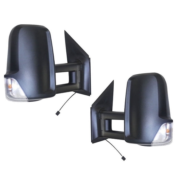 New OEM Grade Left Driver & Right Passenger Side Door Mirror Compatible with 2007-2018 Dodge Sprinter 2500 Dodge Sprinter 3500 Freightliner Sprinter 2500 Power Heated