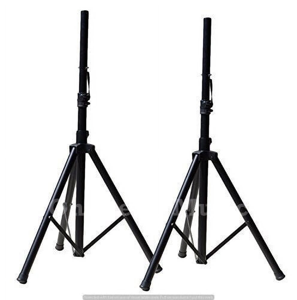 NEW PAIR OF PA DJ TRIPOD DJ PA SPEAKER STANDS ADJUSTABLE HEIGHT STAND - image 1 of 1