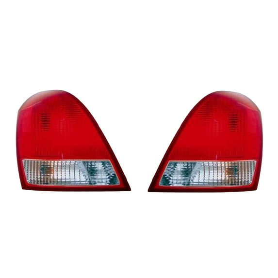NEW PAIR OF TAIL LIGHTS FITS HYUNDAI ELANTRA SEDAN 2001-2003 92401-2D000 HY2801119 924012D000 92402-2D000 924022D000
