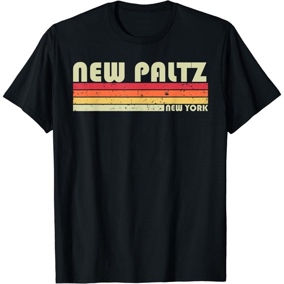 NEW PALTZ NY NEW YORK Funny City Home Roots Gift Retro 80s T-Shirt, Unisex T-Shirt