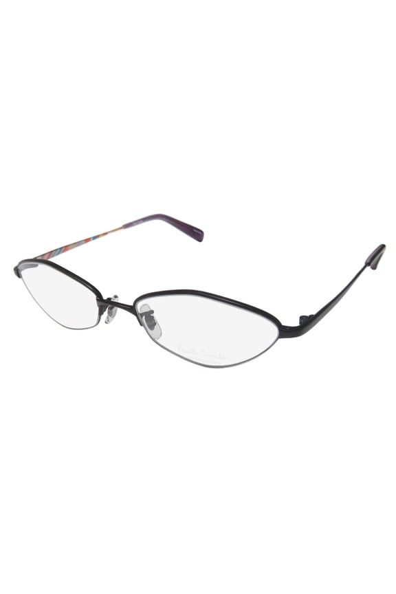 NEW PAUL SMITH 1003 WOMENS/LADIES CAT EYE FULL-RIM MATTE BLACK ELEGANT TRENDY CLASSIC CAT EYE SHAPE FRAME DEMO LENSES 51-17-138 EYEGLASSES/SPECTACLES