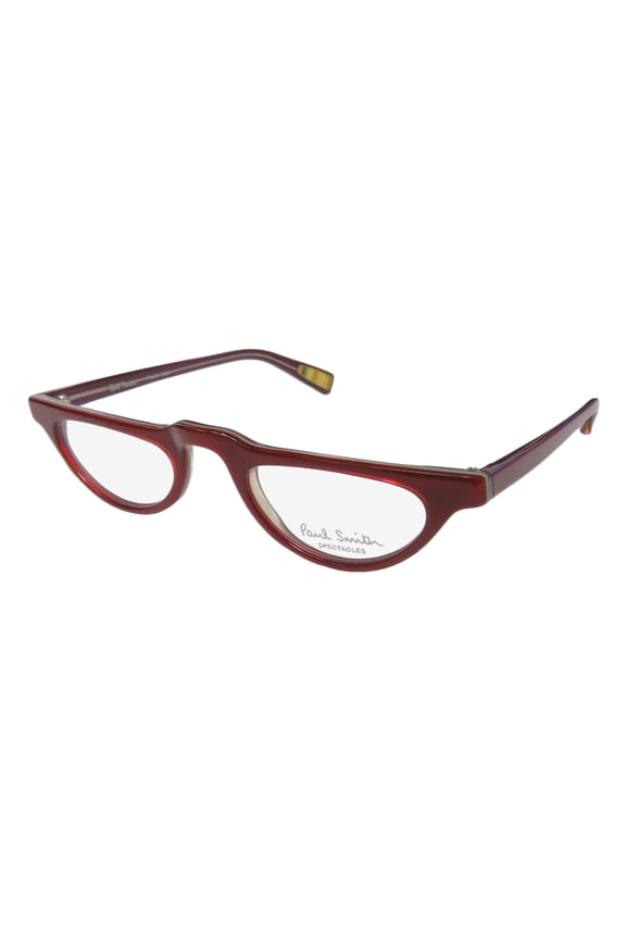 NEW PAUL SMITH 274 WOMENS/LADIES DESIGNER FULL-RIM BORDEAUX "SCHOOL TEACHER" LOOK & STYLE FRAME DEMO LENSES 45-22-140 EYEGLASSES/GLASSES