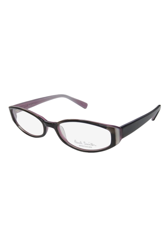 NEW PAUL SMITH 281 WOMENS/LADIES CAT EYE FULL-RIM DARK BROWN HORN BEAUTIFUL HIP CLASSIC CAT EYES FRAME DEMO LENSES 51-17-135 EYEGLASSES/SPECTACLES