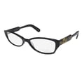 thumbnail image 1 of NEW PAUL SMITH 297 WOMENS/LADIES CAT EYE FULL-RIM BLACK / HAVANA PRINT DESIGNER COMFORTABLE CAT EYE FRAME DEMO LENSES 52-16-135 EYEGLASSES/EYEWEAR, 1 of 9