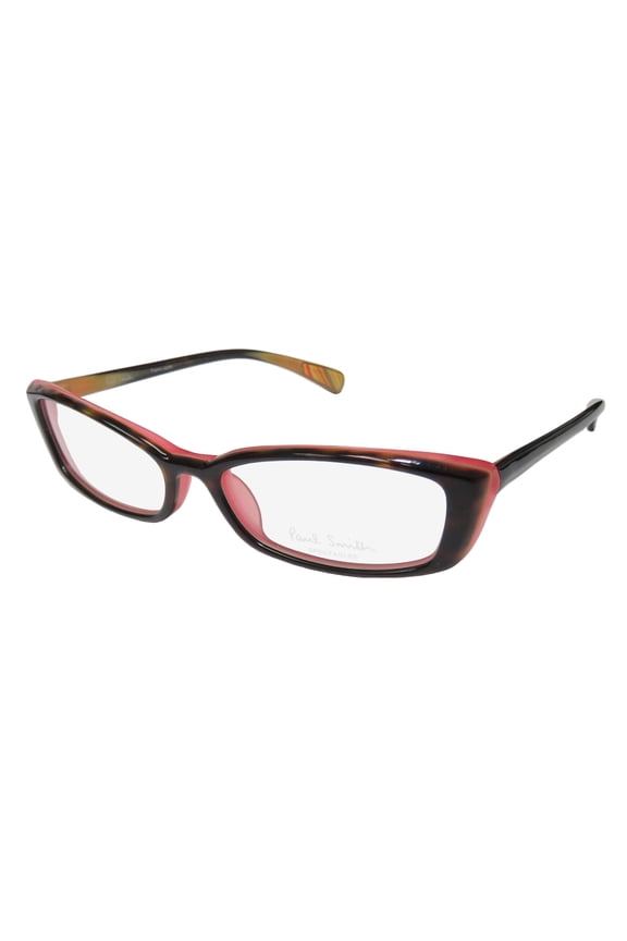 NEW PAUL SMITH 406 WOMENS/LADIES CAT EYE FULL-RIM TORTOISE / WATERMELON UPSCALE POPULAR STYLE CAT EYES FRAME DEMO LENSES 52-16-138 EYEGLASSES/EYE GLASSES