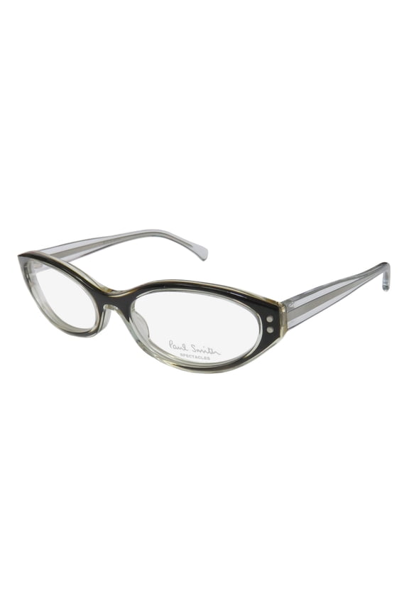NEW PAUL SMITH 430 WOMENS/LADIES CAT EYE FULL-RIM BLACK / CLEAR COLOR COMBINATION HOT CAT EYES FRAME DEMO LENSES 51-17-135 EYEGLASSES/GLASSES