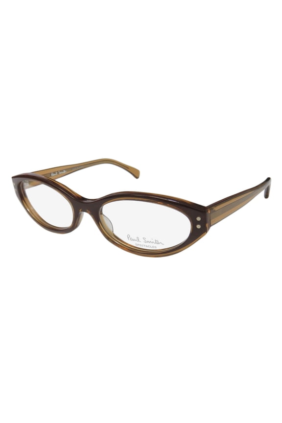 NEW PAUL SMITH 430 WOMENS/LADIES CAT EYE FULL-RIM BROWN COLOR COMBINATION HOT CAT EYES FRAME DEMO LENSES 51-17-135 EYEGLASSES/SPECTACLES