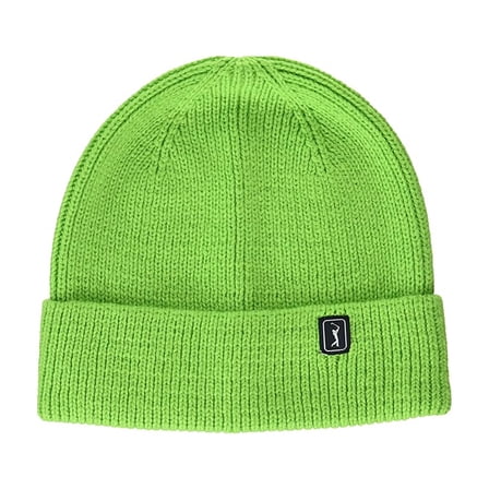 NEW PGA Tour Recycled Polyester Golf Beanie Hat - Jasmine Green