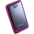 thumbnail image 1 of NEW PINK CLEAR AQUAFLEX TPU SKIN CASE FOR SAMSUNG GALAXY NOTE i717 N7000 i9220, 1 of 5