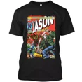 thumbnail image 1 of NEW! POPULAR! Freddy vs. Jason American Horror Movie Cartoon Funny T-Shirt S-4XL, 1 of 5