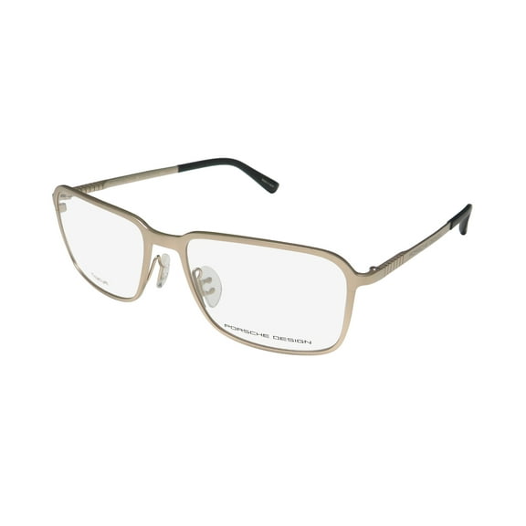 NEW PORSCHE DESIGN P8293 MENS DESIGNER FULL-RIM TITANIUM LIGHT GOLD FRAME DEMO LENSES 55-17-140 EYEGLASSES/EYEGLASS FRAME