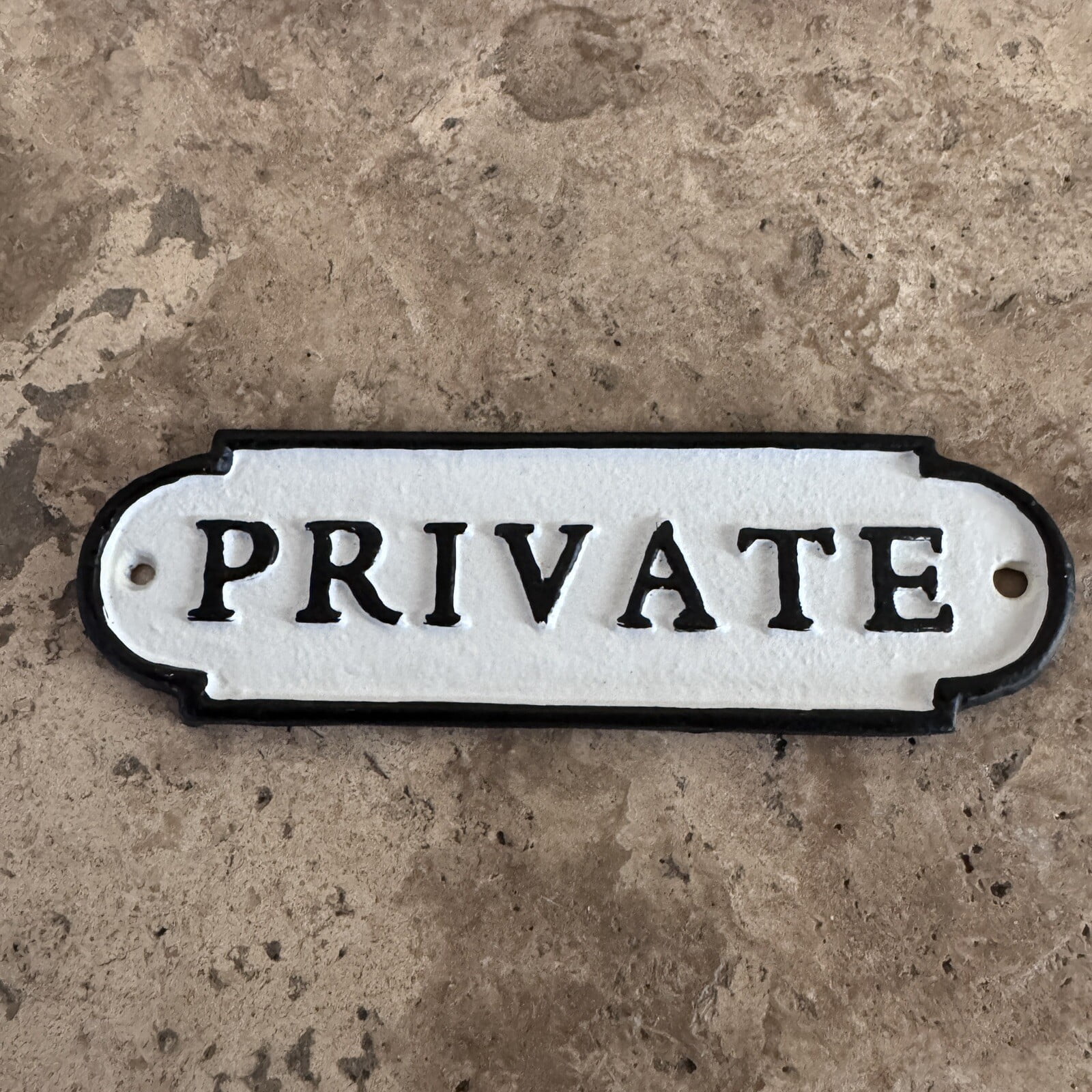 NEW - POTTERY BARN “PRIVATE” Metal Gate House Farm Sign - Walmart.com