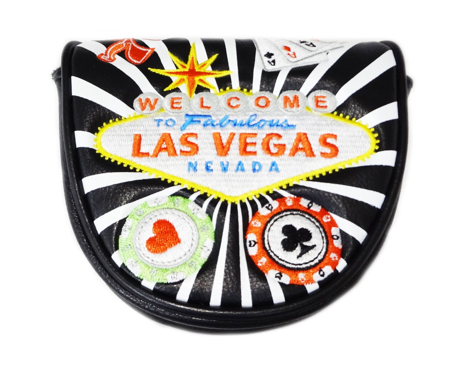 NEW PRG Las Vegas Black Mallet Putter Golf Headcover