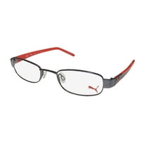 NEW PUMA 15340 MENS/WOMENS DESIGNER FULL-RIM GRAY / BLACK / ORANGE PERFECT FOR SPORTS ACTIVE LIFESTYLE ADULTS FRAME DEMO LENSES 47-20-135 EYEGLASSES/EYEGLASS FRAME