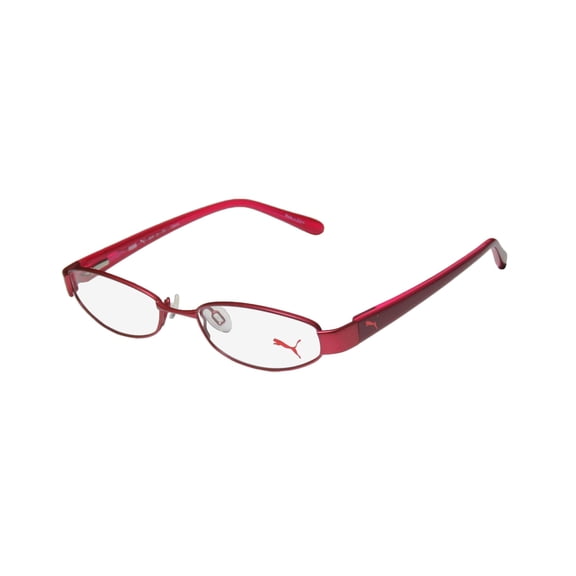 NEW PUMA 15357 PICO MENS/WOMENS CAT EYE FULL-RIM PLUM CLASSIC SHAPE DURABLE CAT EYE FRAME DEMO LENSES 48-16-135 SPRING HINGES EYEGLASSES/GLASSES