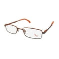 thumbnail image 1 of NEW PUMA 15426 MENS/WOMENS DESIGNER FULL-RIM GUNMETAL / ORANGE POPULAR SHAPE FULL-RIM VISION CARE FRAME DEMO LENSES 48-17-135 SPRING HINGES EYEGLASSES/GLASSES, 1 of 9
