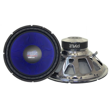 NEW PYLE PL1890BL 18" 1800W Car Audio Subwoofer Sub Power Woofer Blue 4-Ohm DVC