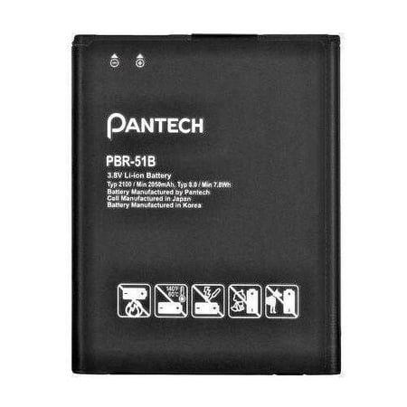 NEW Pantech Discover P9090 Li-ion Phone Battery 3.8V Typ 2100/Min 2050mAh Typ 8.0/ 7.8 Wh