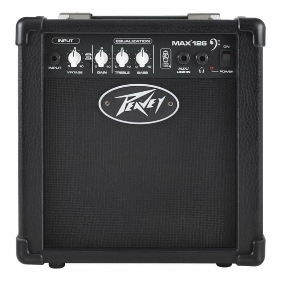 NEW! Peavey Max 126 6.5 Inch Compact Vented 10W Heavy Duty Bass Guitar Amp