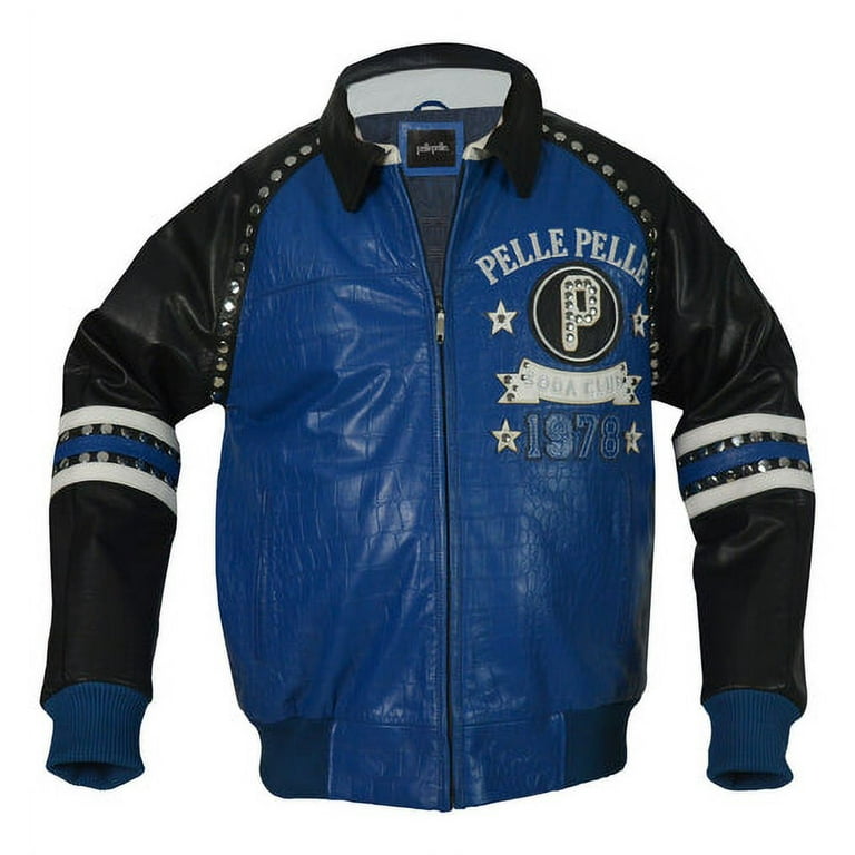 Pelle Pelle Soda Club Leather Jacket (Unisex, L) - Walmart.com Pelle Pelle Soda Club Leather Jacket (Unisex, L) - Walmart.com
