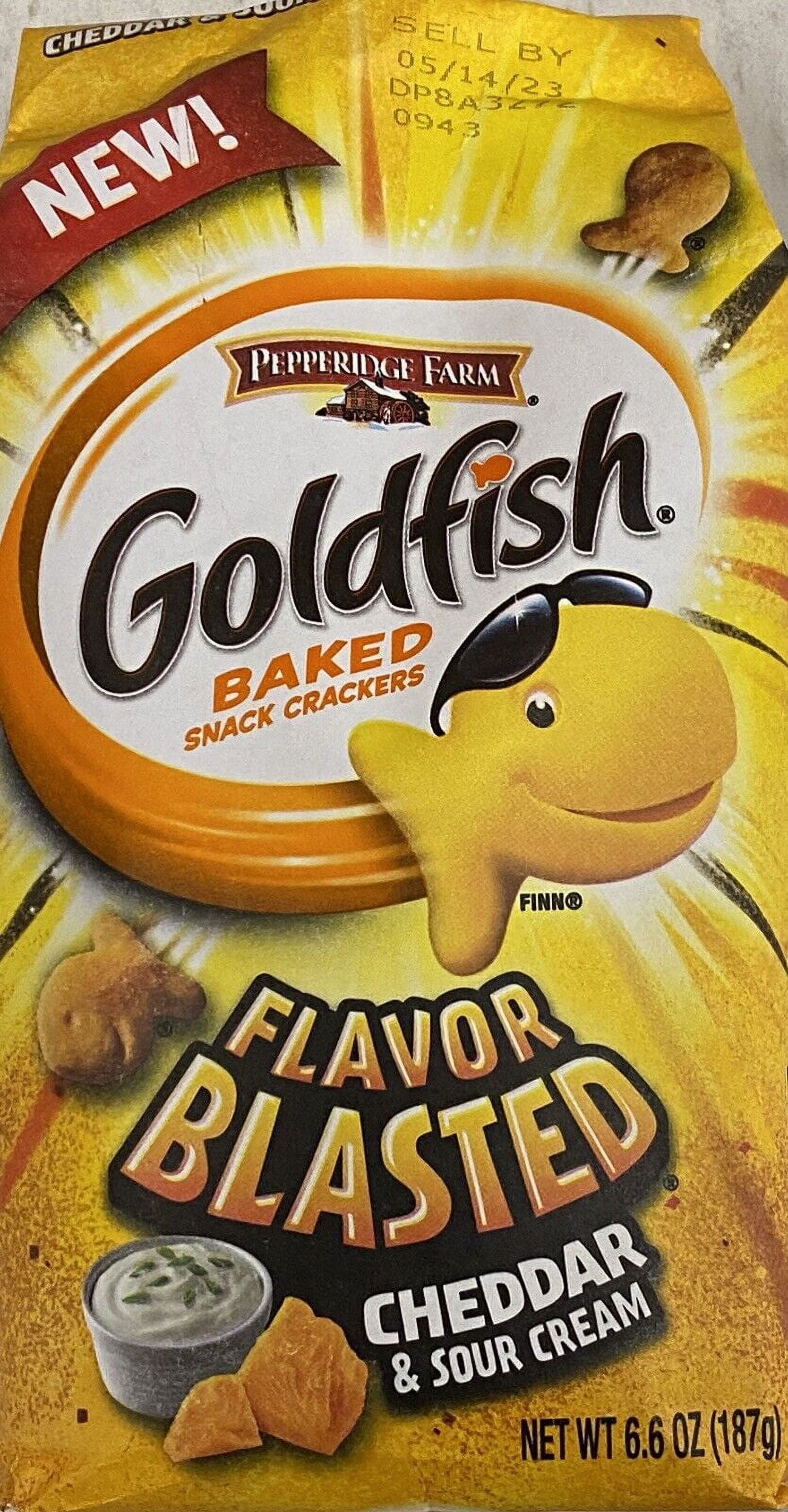 NEW Pepperidge Farm Goldfish Flavor Blasted CHEDDAR & SOUR CREAM