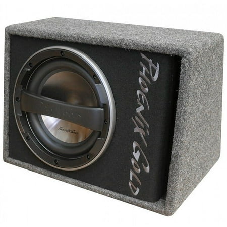 Phoenix Gold - Z 10” Active Loaded Subwoofer Enclosure with Integrated 160W Amplifier - Black/Charcoal