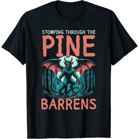 NEW Pine Barrens Jersey Devil Legendary Creature Cryptid T-Shirt ...