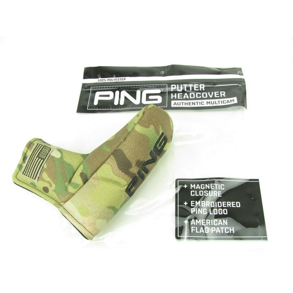 NEW Ping Authentic Multicam Camo American Flag BLADE Putter Headcover MAGNETIC