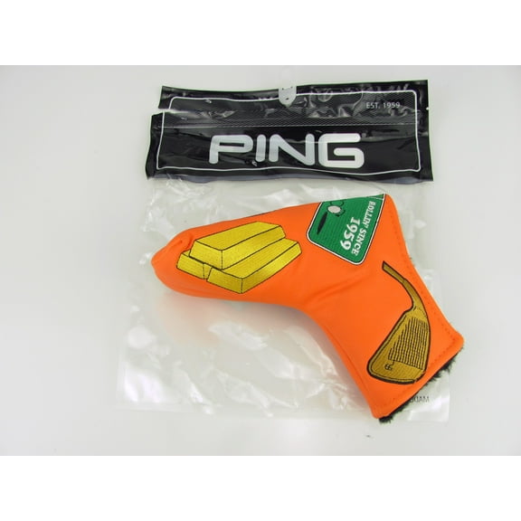 NEW Ping Decal Orange 2022 BLADE Putter Headcover MAGNETIC