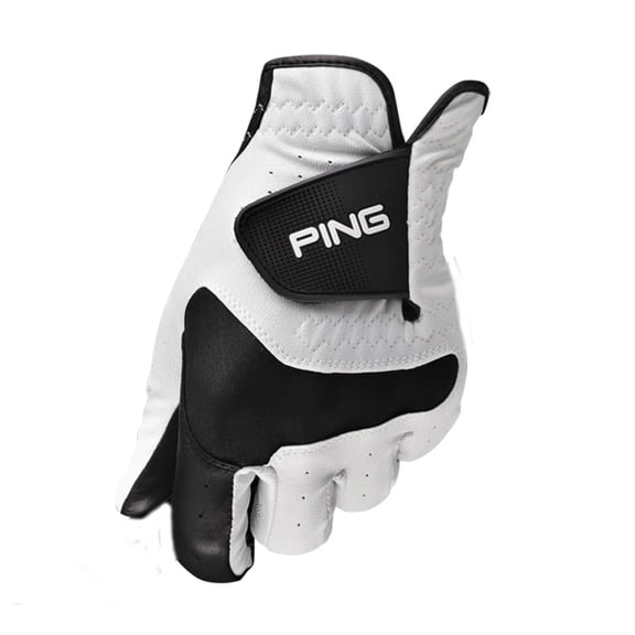 NEW Ping Sport White/Black Allsoft Cabretta Leather Golf Glove Mens Large (L)