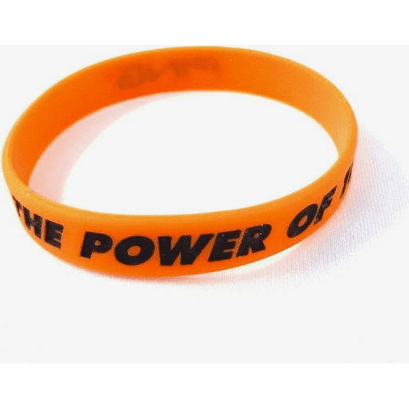 NEW Ping 'The Power of 10' Orange/Black Wrist Band/Bracelet