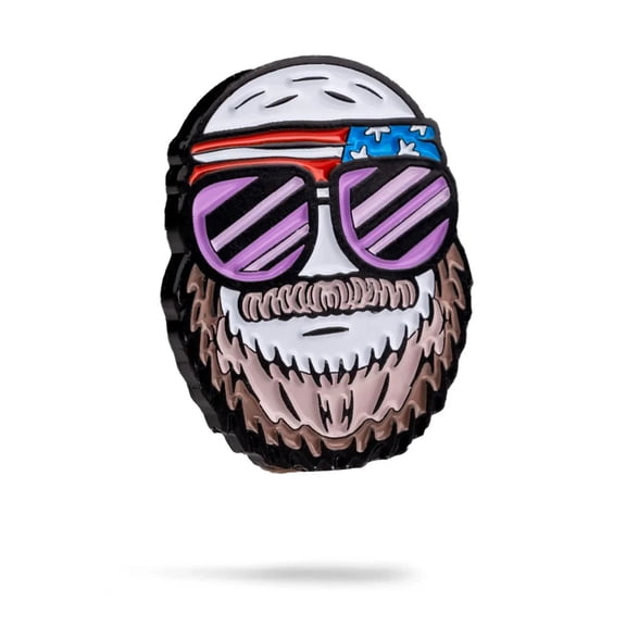 NEW Pins & Aces Gus the Degenerate Golf Ball Marker