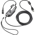 thumbnail image 1 of NEW Poly Selectable Push-To-Talk QD Headset Adapter Cable (12") - 216086-01, 1 of 1